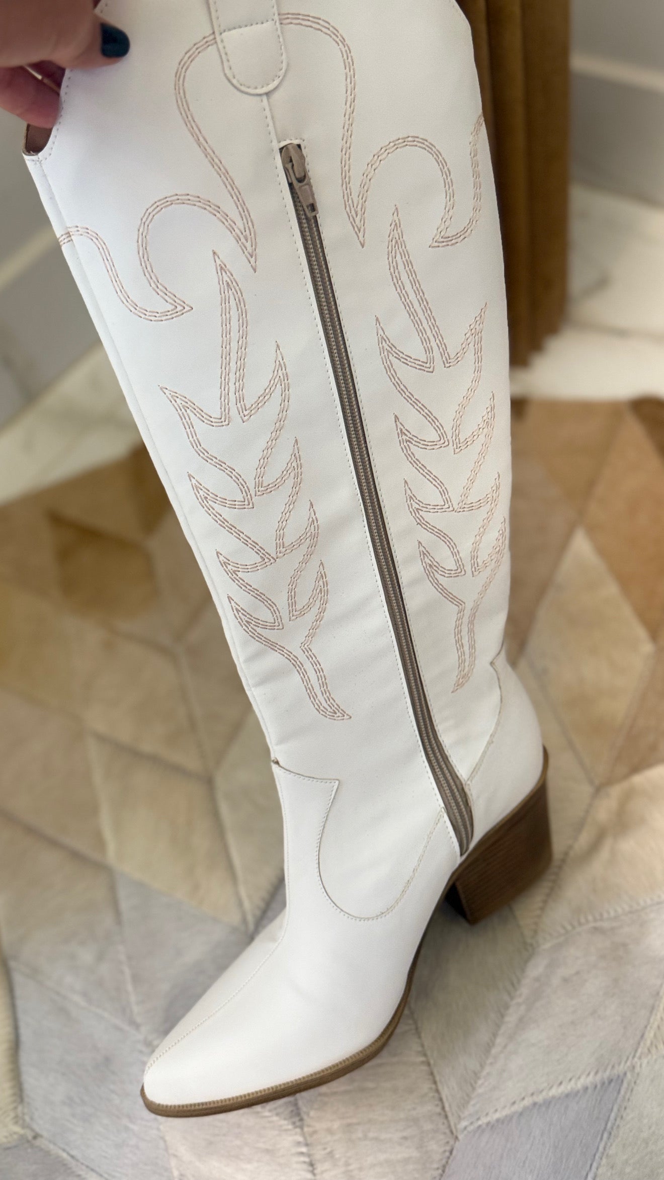 Bota Country Branca