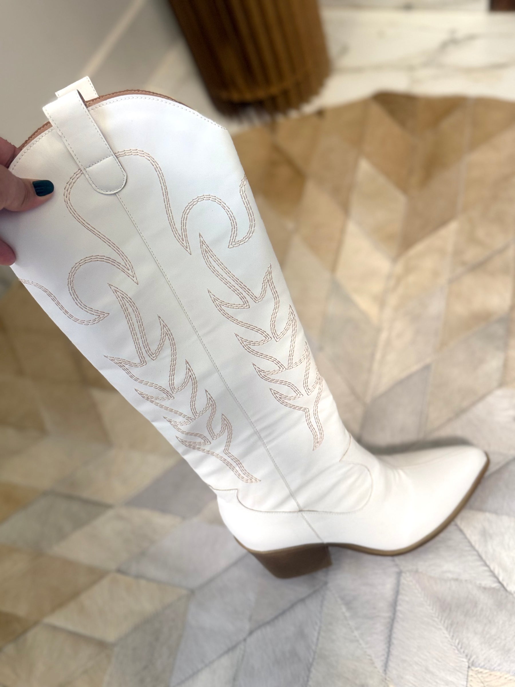 Bota Country Branca
