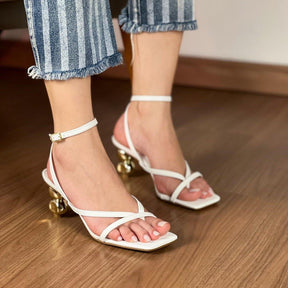 Sandália Tiras - Off White