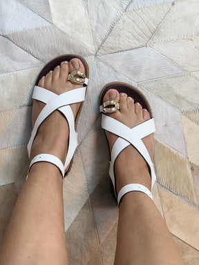 Papete Off white courino