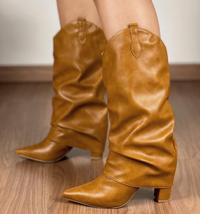 Bota Feminina Capa - Caramelo