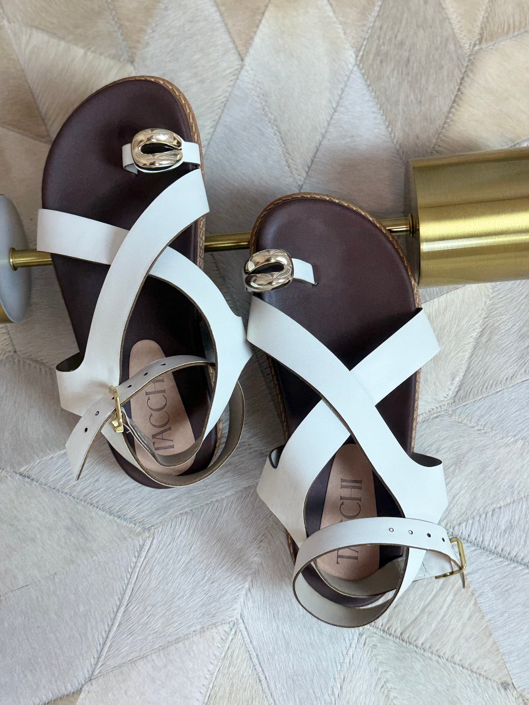 Papete Off white courino