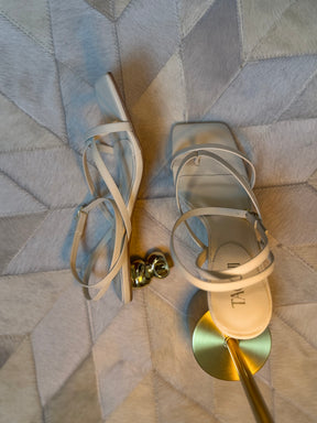 Sandália Tiras - Off White