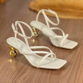 Sandália Tiras - Off White